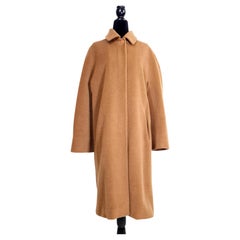 Max Mara tobacco-colored vintage 1990s virgin wool coat