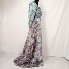 Jean-Louis Scherrer numbered long evening gown from the 1970s
