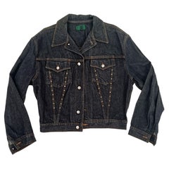 Junior Gaultier vintage denim jacket from the 1980s