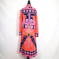 Leonard Fashion Paris: Vintage Orange Dress from the 1970s