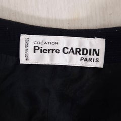 Vintage Pierre Cardin "Space Age" Structured Black Jacket from the 1970s