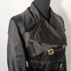 Black Dolce & Gabbana trench coat from the 2000s