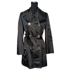 Black Dolce & Gabbana trench coat from the 2000s