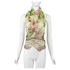 Valentino SS 2006 Floral Silk Scarf