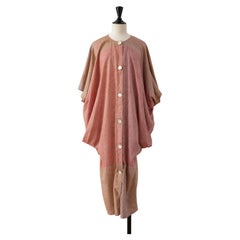 Anne Marie Beretta Women's Linen Kaftan with Button Closure, 1980s