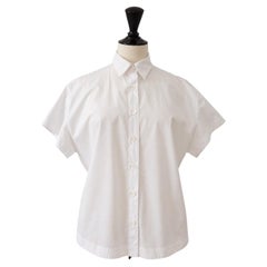 Azzedine Alaïa Vintage Spring/ Summer 1990s White Cotton Shirt