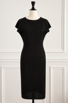 Azzedine Alaïa vintage black bodycon dress from the mid 1980s