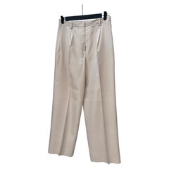 Hermès by Martin Margiela Vintage Striped Silk Trousers