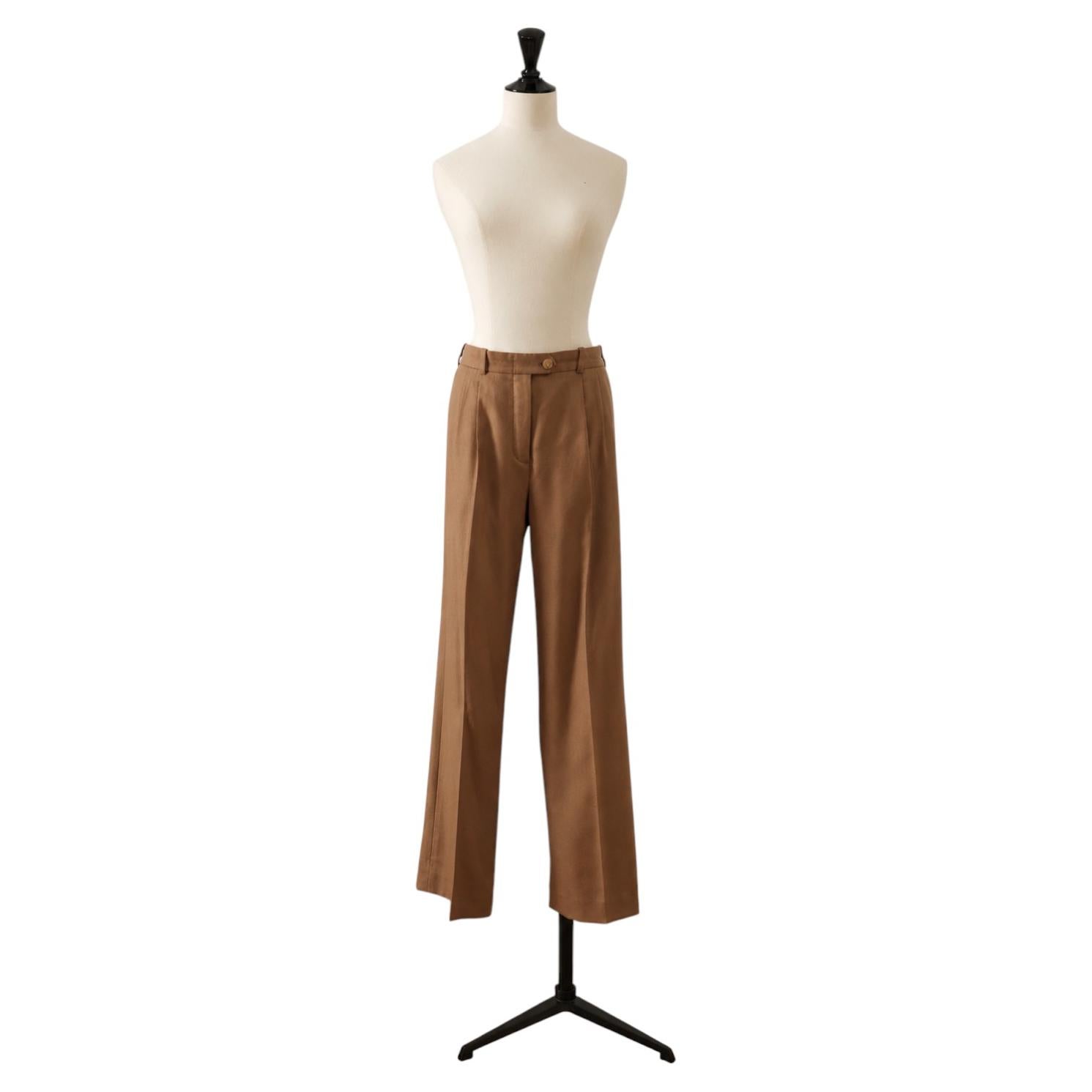Hermès by Martin Margiela 100% Cashmere Trousers, FR38, made in france