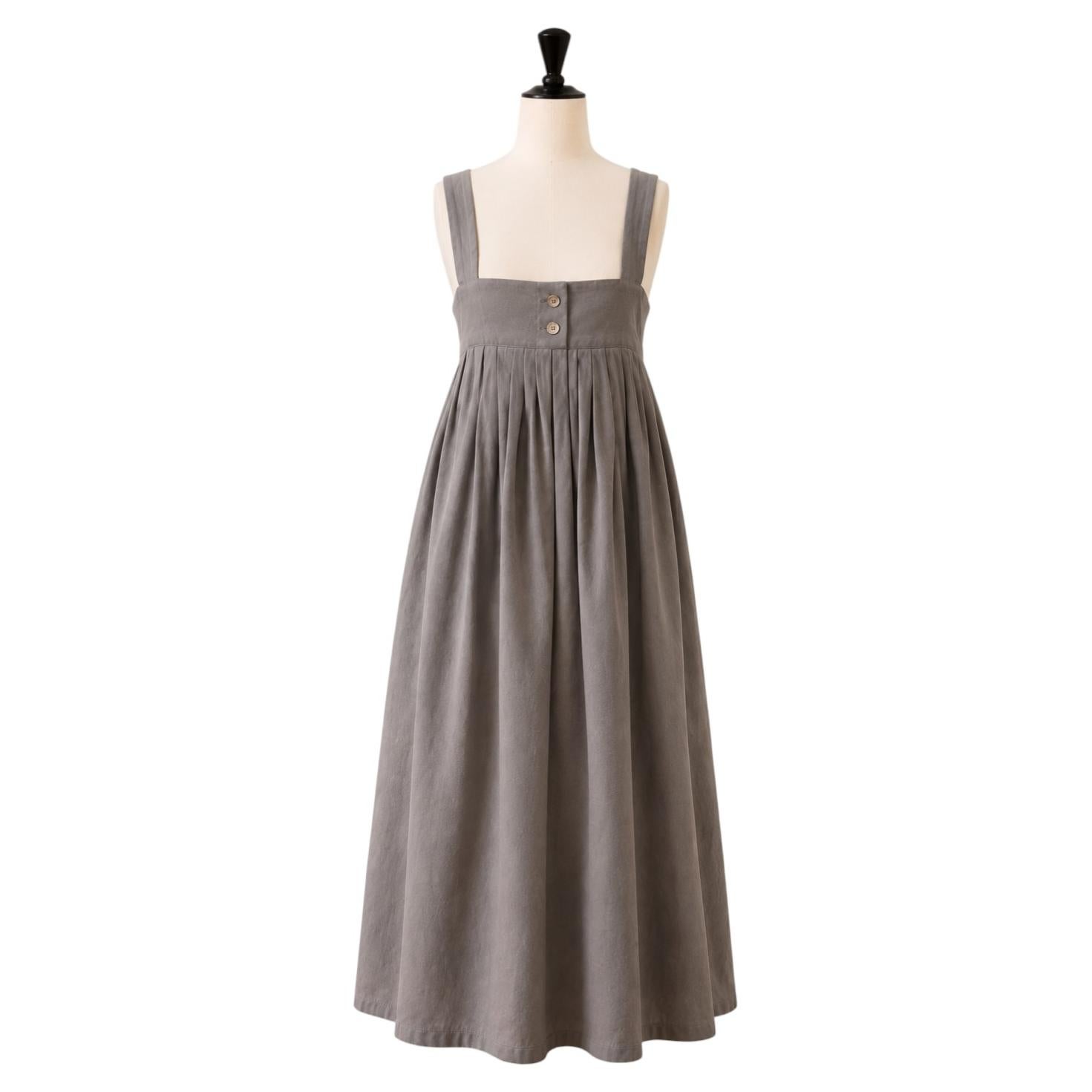 Pre-owned Issey Miyake � Rare Spring Summer 1978 Draped Culotte Jumpsuit In Gray