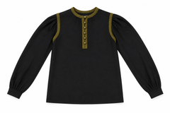 Saint Laurent Rive Gauche wool blouse from the 1970s