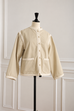 Saint Laurent Rive Gauche Beige Jacket — 1970s Ballets Russes Collection