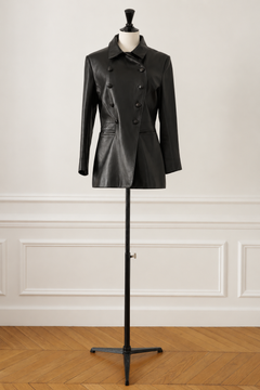 Hermès 1980s Vintage Lambskin Leather Jacket