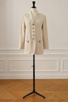 Veste Safari Hermès vintage, taille 38