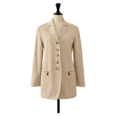 Veste Safari Hermès vintage, taille 38