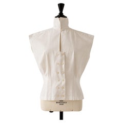 Chemise sans manches Azzedine Alaïa – Collection de défilé printemps-été 1988
