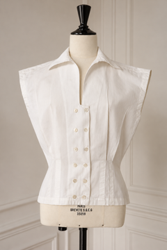 Chemise sans manches Azzedine Alaïa – Collection de défilé printemps-été 1988
