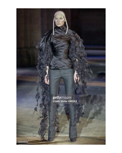 Alexander McQueen Fall 2002 RUNWAY Dark Denim Pants with Corseted Back of Legs