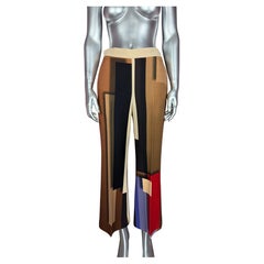 Fendi by Karl Lagerfeld Fall 2015 RUNWAY Graphic Trousers
