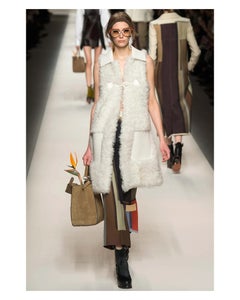 Fendi by Karl Lagerfeld Fall 2015 RUNWAY Graphic Trousers