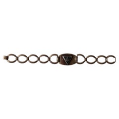 1930er Jahre R.F. Simmons 10K goldgefülltes Sterling-Silber-Armband mit Gravur „Sweetheart“
