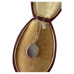 Vintage European 925 Sterling Silver Scales of Justice / Libra Zodiac Medal Pend