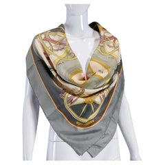 Vintage Hermès “Washington’s Carriage” Silk Scarf by Caty Latham, 1979
