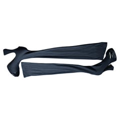 Chanel Black Sock Over-the-Knee Boots