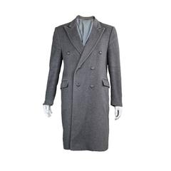 1960s Take 6 Carnaby Street Mens Wool & Cashmere Coat Vintage 