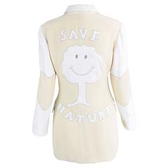 Vintage Moschino 'Save Nature' Eco-couture Jacket - Franco's Final Collection, 1994