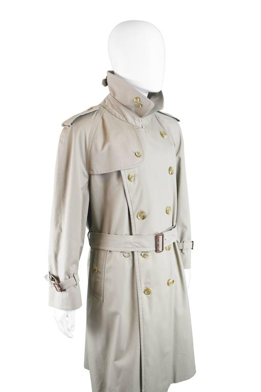 vintage mens double breasted trench coat vintage mens double breasted trench coat
