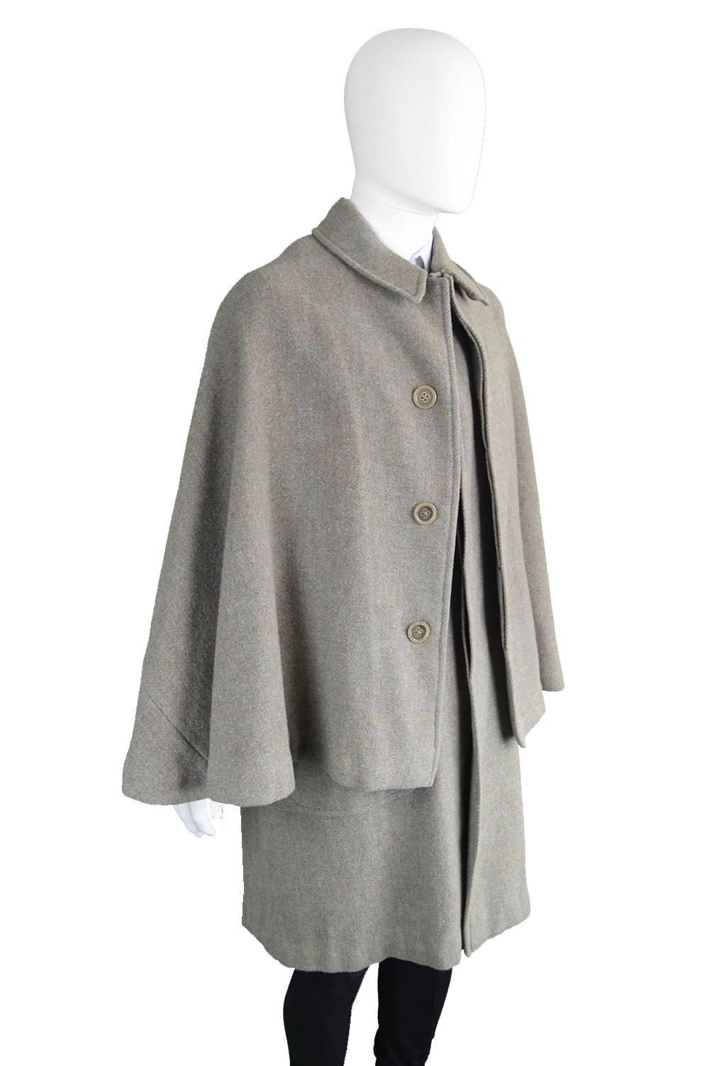 Burberry Harris Tweed-Herrenmantel aus den 1960er Jahren im Angebot 2