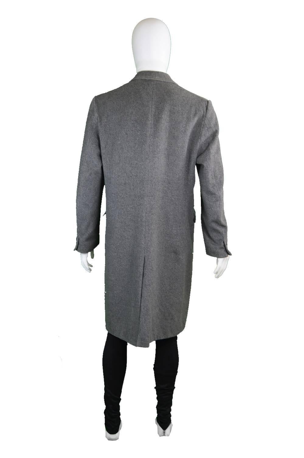 Men's 1960s Take 6 Carnaby Street Mens Wool & Cashmere Coat Vintage 