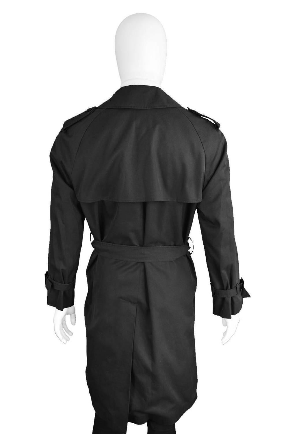 1980s Mens Vintage Christian Dior Trench Coat at 1stdibs