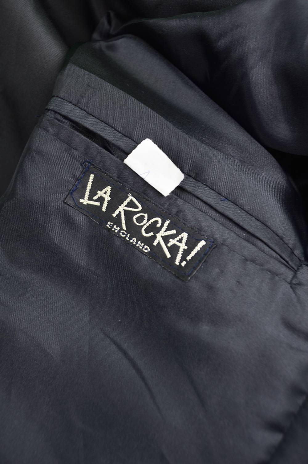 Rare Vintage La Rocka! Men's Damask Regency Style Jacket 1990s For Sale 2
