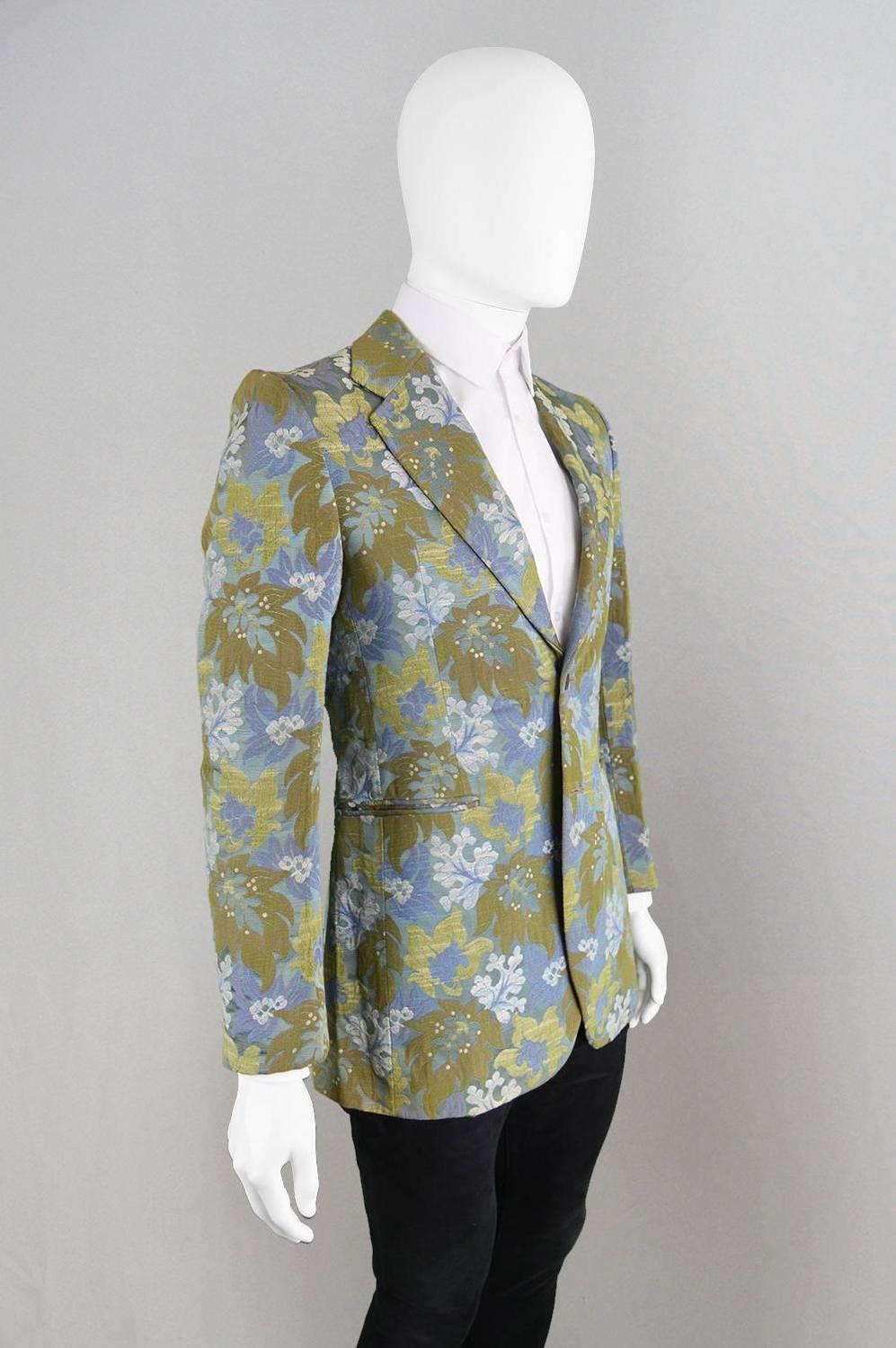Incredible 1960s Maggy Rouff Men's Tapestry Brocade Blazer For Sale at ...