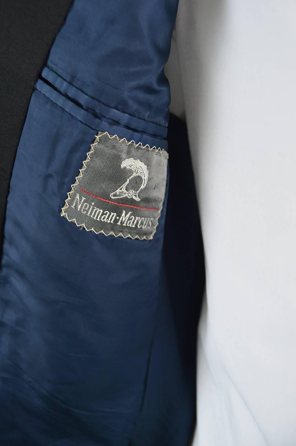 1960s Neiman Marcus Mens Vintage Wax Print Blazer Jacket 2