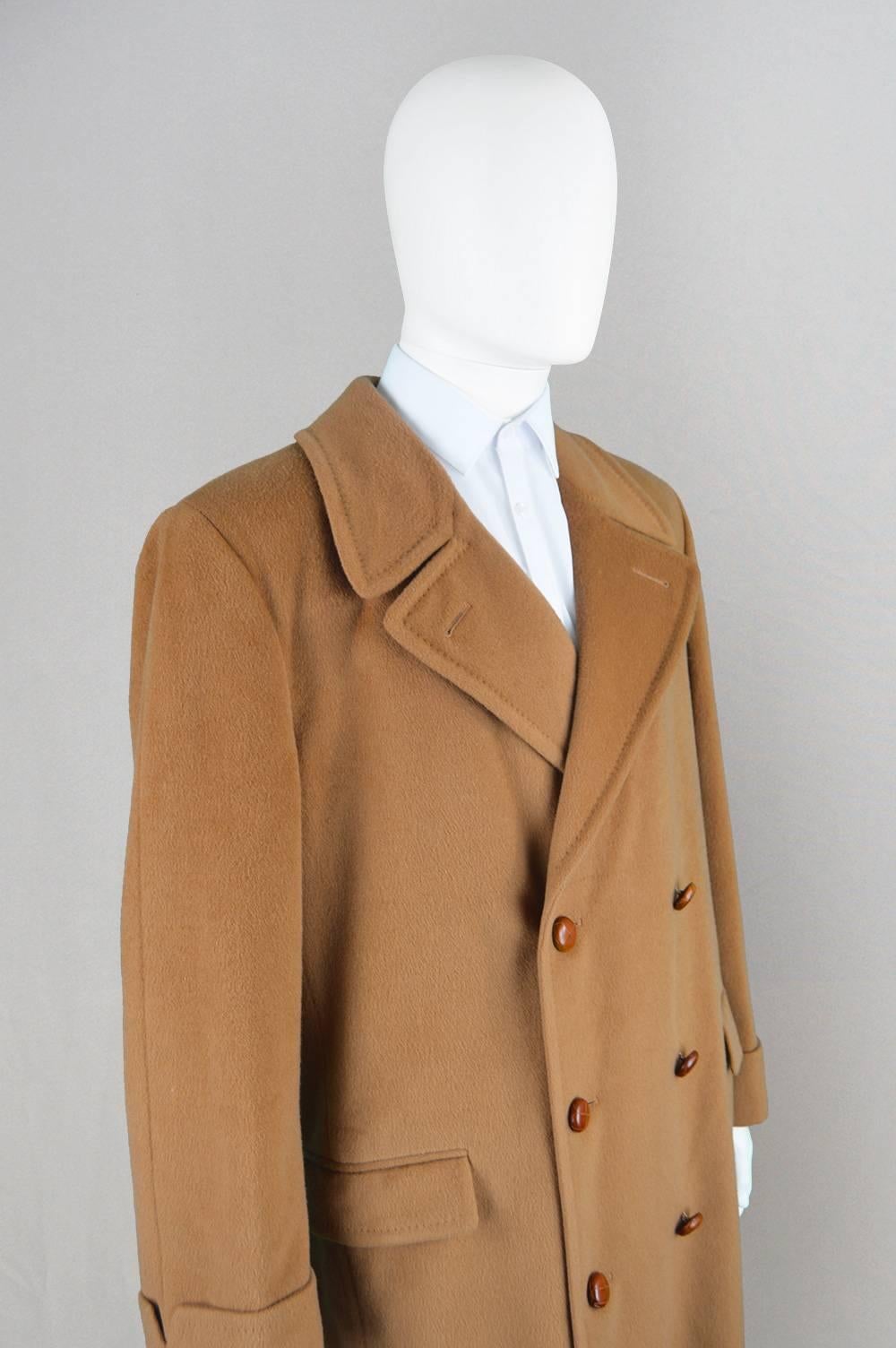 vintage mens camel coat