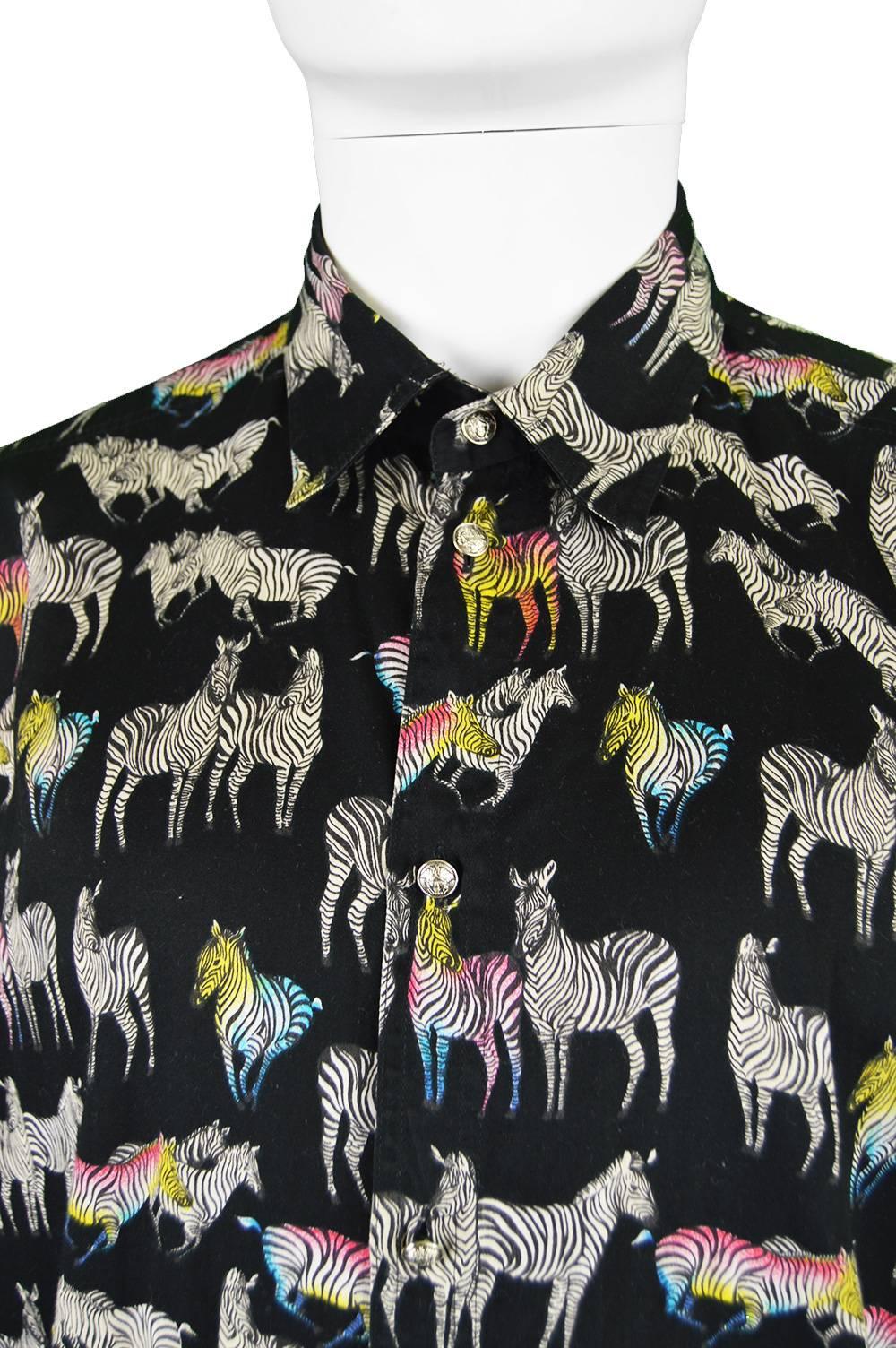 versace zebra shirt