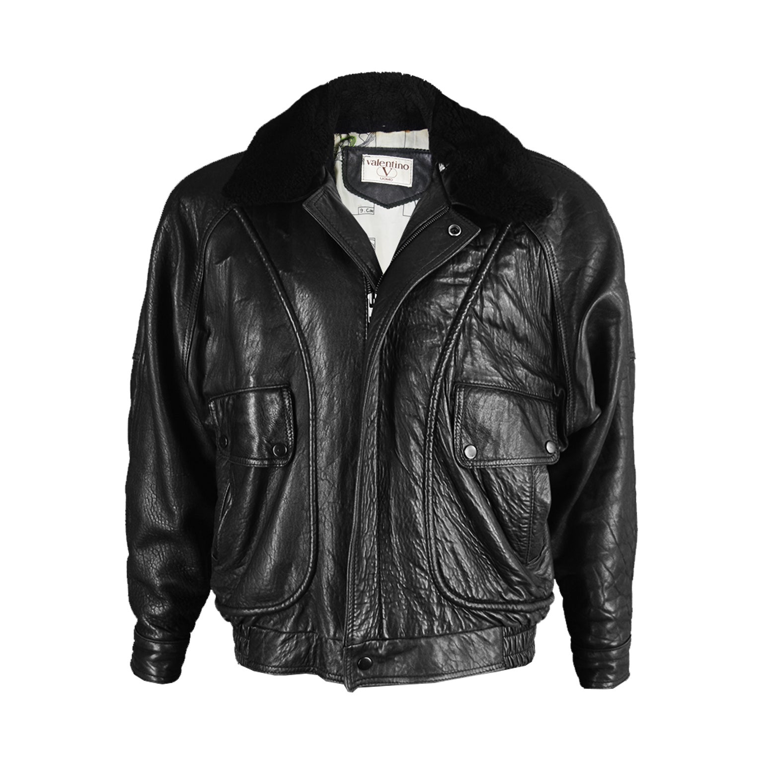 Valentino Leather Vltn Cropped Biker Jacket in Black for Men Mens Clothing Jackets Leather jackets Save 20% 