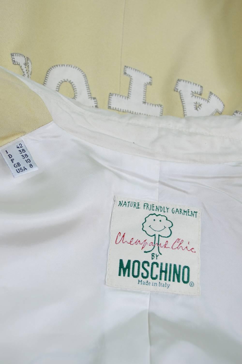 Moschino 'Save Nature' Eco-couture Jacket - Franco's Final Collection, 1994 2