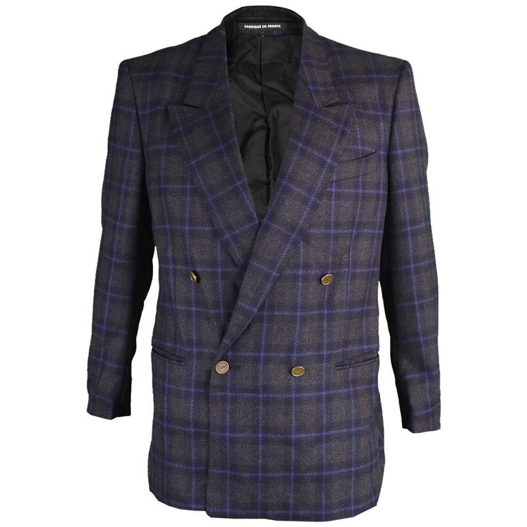YVES SAINT LAURENT 1980s Japanese made wool blazer