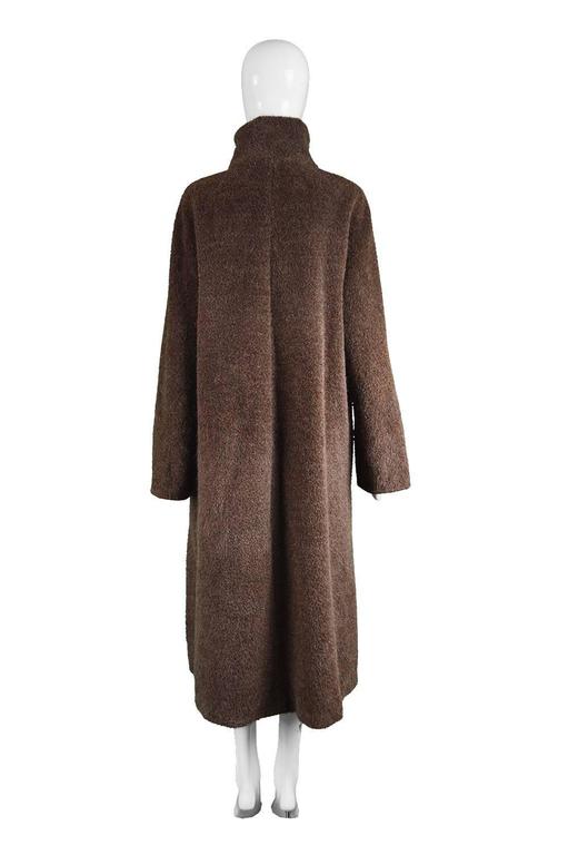 Max Mara Brown Alpaca and Virgin Wool Fuzzy Vintage Funnel Neck Coat at  1stDibs | max mara alpaca and wool coat, vintage alpaca coat, max mara  funnel neck coat