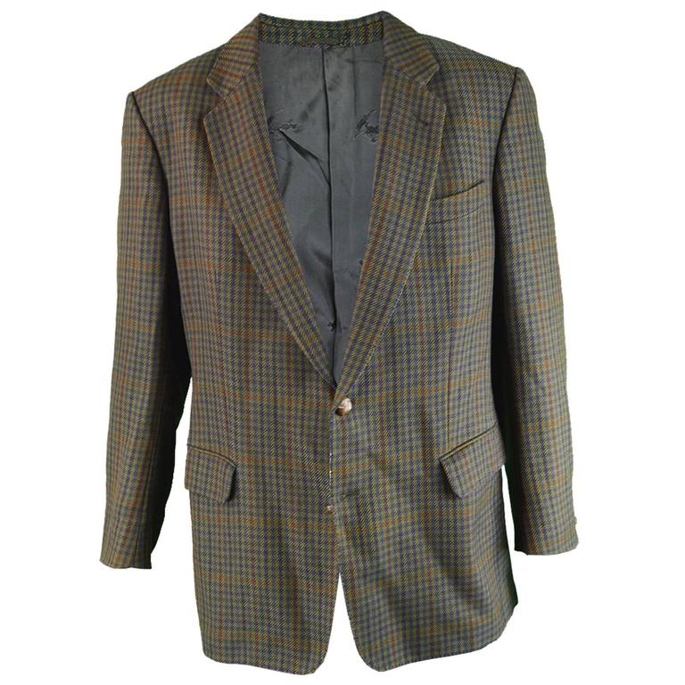 Burberry Men's Vintage Sport Coat Blazer with Suede Elbow Patches, 1970s at  1stDibs | burberry sport coat, mens sport coats with elbow patches, sports  coat with elbow patches