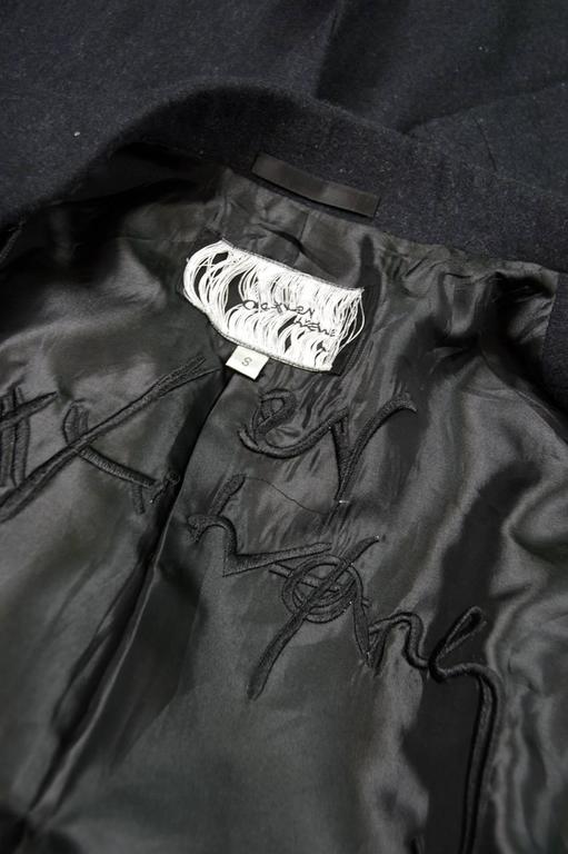 Dexter Wong Deconstructed Men's Vintage Charcoal Grey Blazer, 1990s For ...