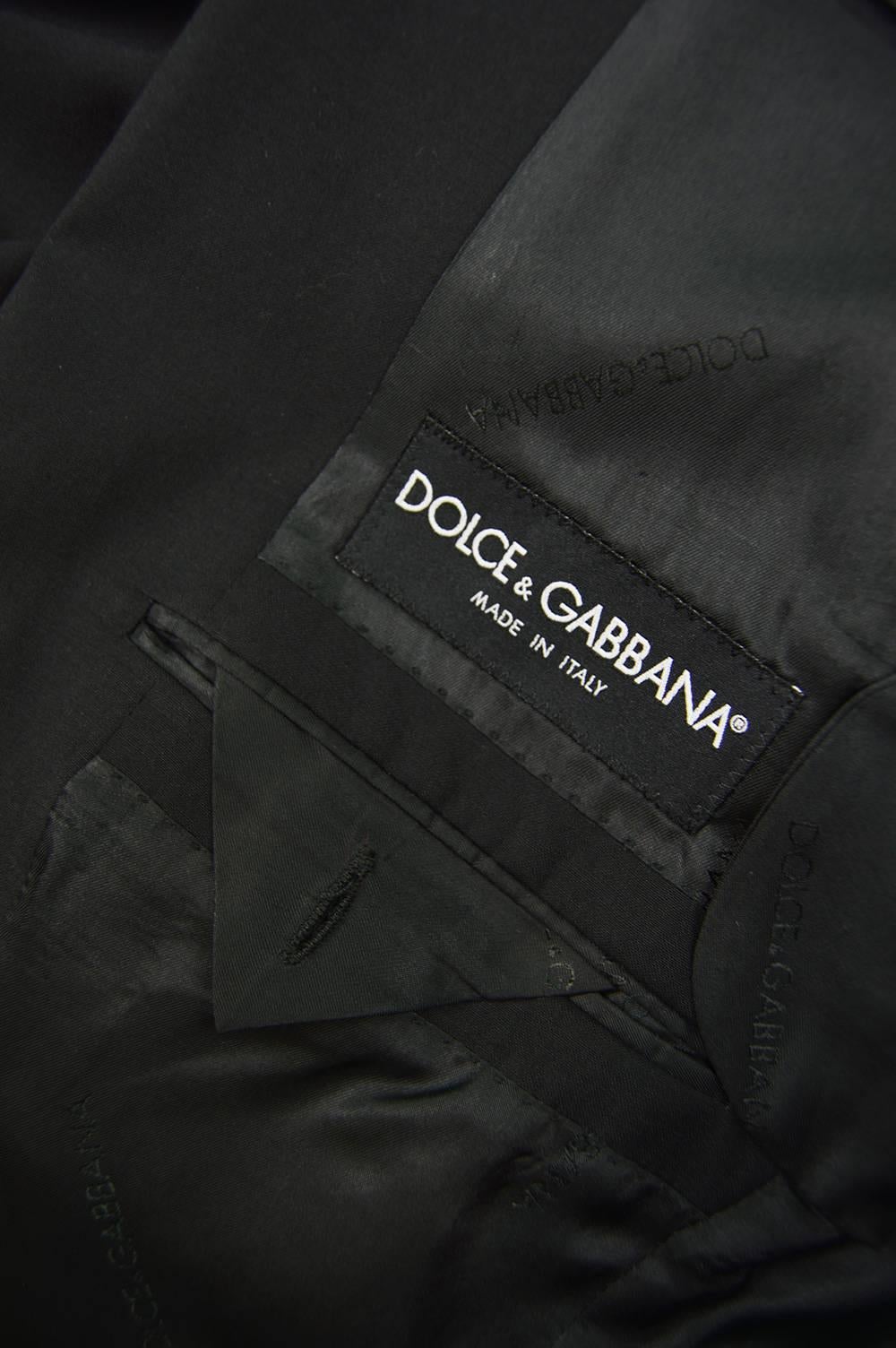 Dolce & Gabbana Men's Classic Peaked Lapels Dinner Jacket, c. Fall 2005 For Sale 5