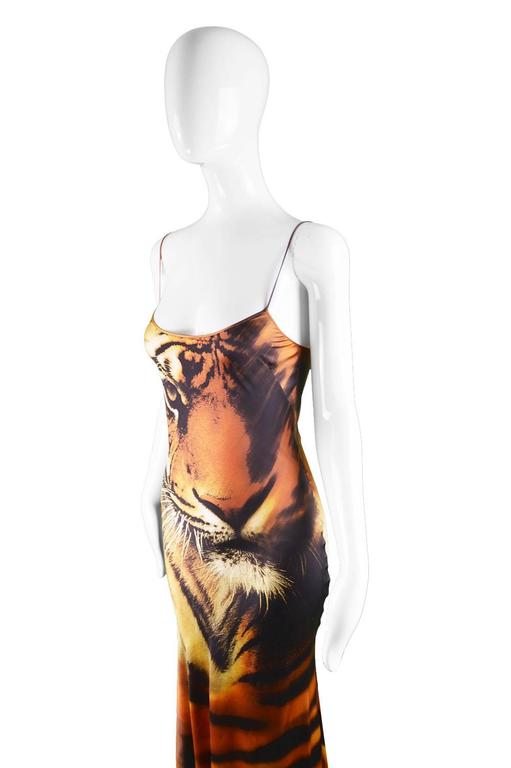 Roberto Cavalli Tiger Print Dress