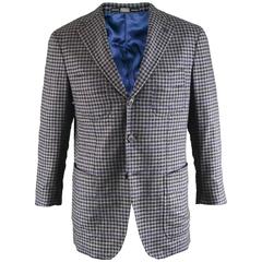 Gianfranco Ferre 'Homme Couture' Grey Cashmere, Alpaca & Angora Blazer, 1990s 6