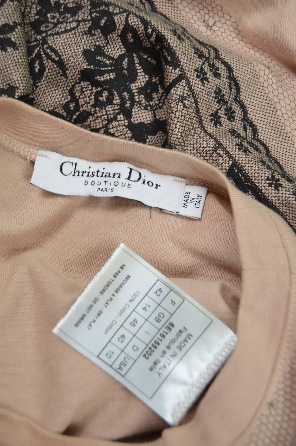 John Galliano for Christian Dior Nude Trompe L'oeil T Shirt, A/W 2006 3