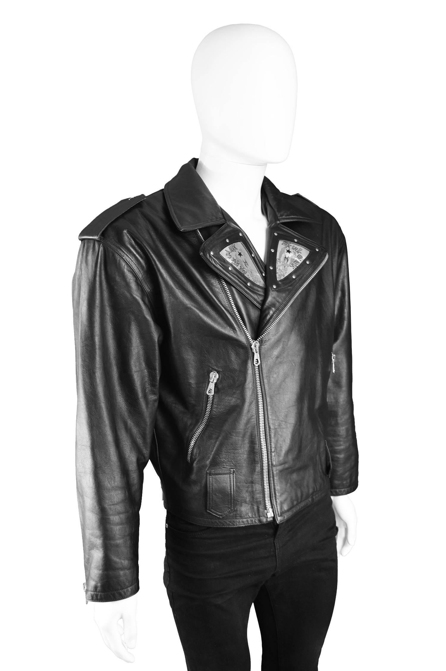 calugi e giannelli leather jacket